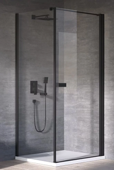 Душевая дверь Kolpa-San Andromeda D 90 black transparent 516610