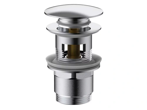 Донный клапан для раковины Vincea DPU-1B01CH с переливом