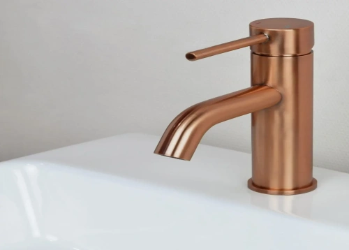 Смеситель для умывальника Rea Lungo Copper Brush B1112