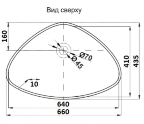 Умывальник CeramaLux 9062