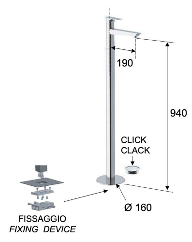 Смеситель для раковины Daniel Diva DV68815