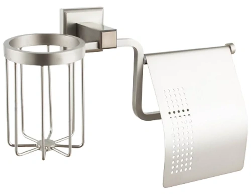 Бумагодержатель с держателем освежителя воздуха Vivi Felice ARGENTO FL1007-D-NICHEL