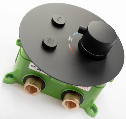 Душевая система Rea Miler Black matt P6713