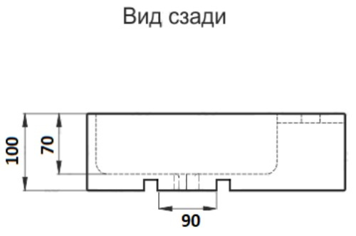 Умывальник CeramaLux 9048DL