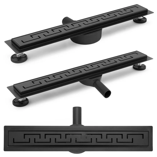 Трап для душа Rea Greek Pro Black Matt 90 G8026