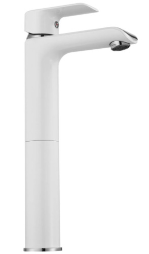 Смеситель для умывальника Rea Bloom White Chrome B9917