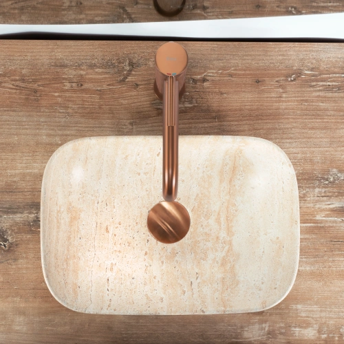 Умывальник Rea Belinda Mini Travertine Matt U4700