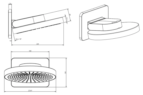 Душевая система Vincea Inspire VSFW-432TI1CH