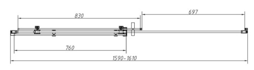 Душевой уголок Vincea Como-N VSR-4CN8016CGB