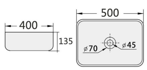 Умывальник Nemo 513GW glossy white