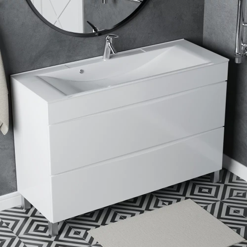 Тумба напольная Vela Бриз 120Н под Milen TU27062