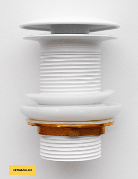 Донный клапан для раковины CeramaLux RD002MW без перелива