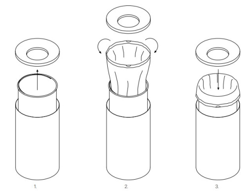 Мусорный бак с внутренним ведром Decor Walther DW 240 0615650