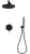 Душевая система Rea Lungo black metallic P4420