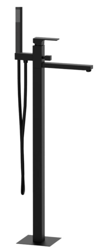 Смеситель для ванны Remer Absolute AU08NO, чёрный матовый