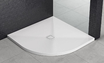 Душевой поддон Kolpa-san Lavolta R 90x90 R550 Kerrock 109 white 561320