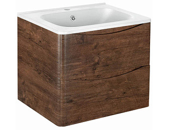 Тумба подвесная Vincea Paola 600 R.Wood VMC-2P600RW