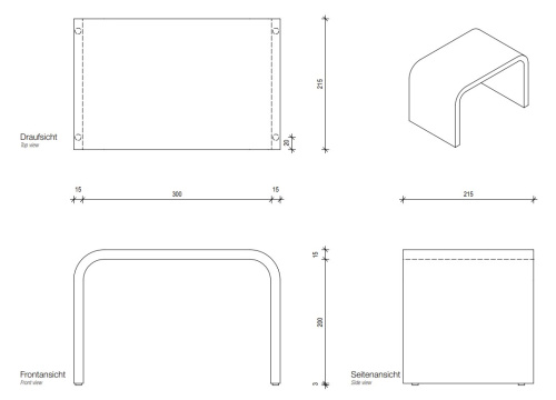Табурет для душа Decor Walther Stone SCH 0974360