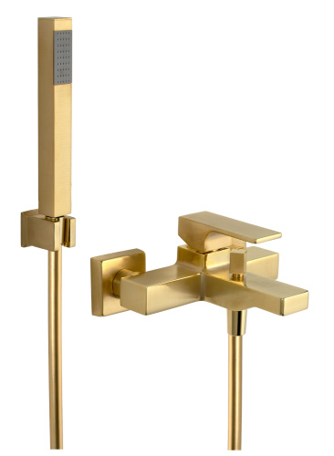Смеситель для ванны Remer Absolute AU02BG, золото брашированное