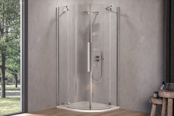 Душевой уголок Kolpa-San Polaris R 90 silver brill transparent 515370