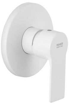 Смеситель для душа Remer Energy EY30BO, белый матовый