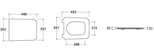 Сиденье с системой soft close Globo Incantho IN020BI
