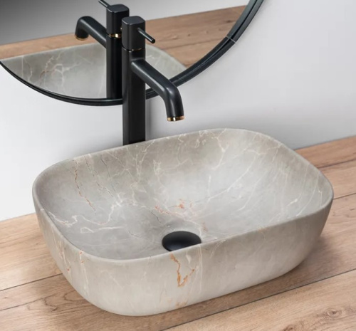 Умывальник Rea Livia Beige matt U3802