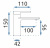 Смеситель для умывальника Rea Storm Chrome B6202