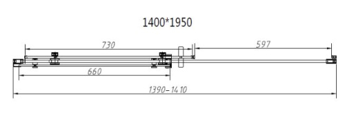 Душевой уголок Vincea Como-N VSR-4CN1014CLB
