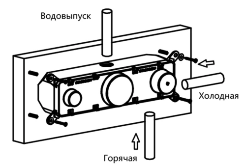 Душевая система Vincea VSFW-422T1MB