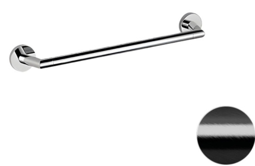 Полотенцедержатель 40 см Remer Guest GS40CFP, черный брашированный хром