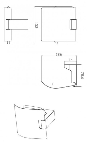 Бумагодержатель CeramaLux Neo 51007