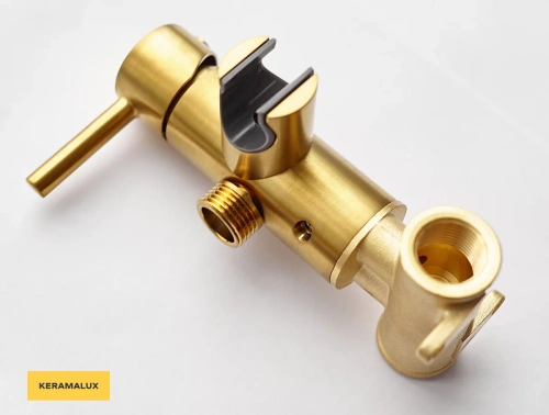 Гигиенический душ CeramaLux KRS/007 золотой матовый