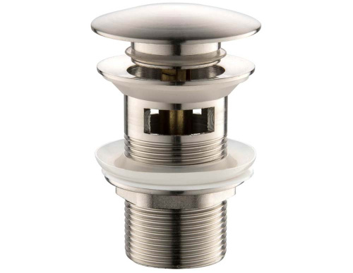 Донный клапан для раковины Vivi Felice V-4 Nichel с переливом