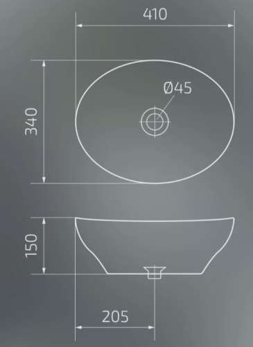 Умывальник Gid Nc901