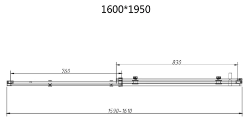 Душевой уголок Vincea Como-N VSR-4CN8016CL