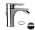 Смеситель для биде Remer Infinity I20CFP, черный брашированный хром Смеситель для биде Remer Infinity I20CFP, черный брашированный хром