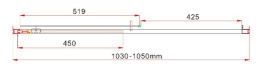 Душевая дверь Vincea Garda VDS-1G105CL