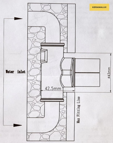 Гигиенический душ CeramaLux KRS/007 золотой матовый