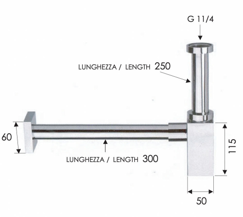 Сифон 1”1/4 Remer 960114