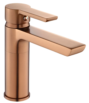 Смеситель для умывальника Rea Argus copper brush B3005