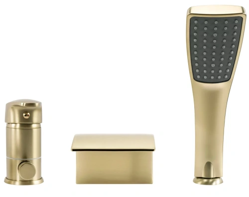 Смеситель для ванны Rea Riven gold matt B0494