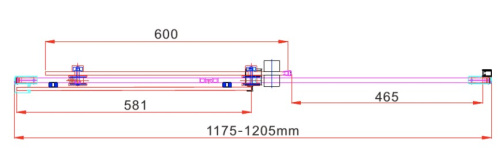 Душевая дверь Vincea Como VPS-1C120CLB