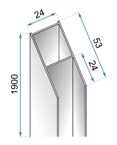 Расширительный профиль Rea K7512