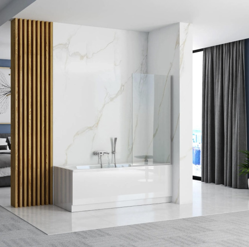 Шторка на ванную Rea Lagos Fix chrom 70 W5674