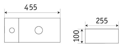 Умывальник CeramaLux 9032C