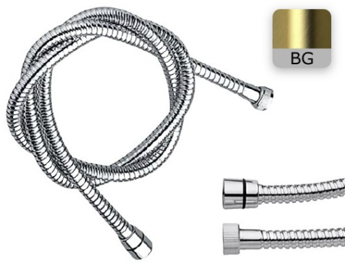 Шланг для душа 150 см Remer 333CN150BG, золото брашированное