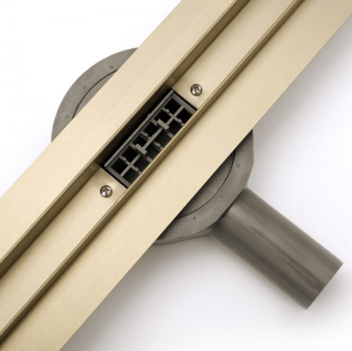 Трап для душа Rea Neo Slim Pro 1000 Gold Mirror G5612