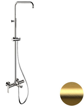 Душевая система Remer Energy EY34ASSDBG, брашированное золото