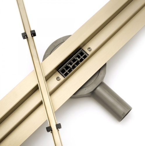 Трап для душа Rea Neo Slim Pro 1000 Gold Mirror G5612